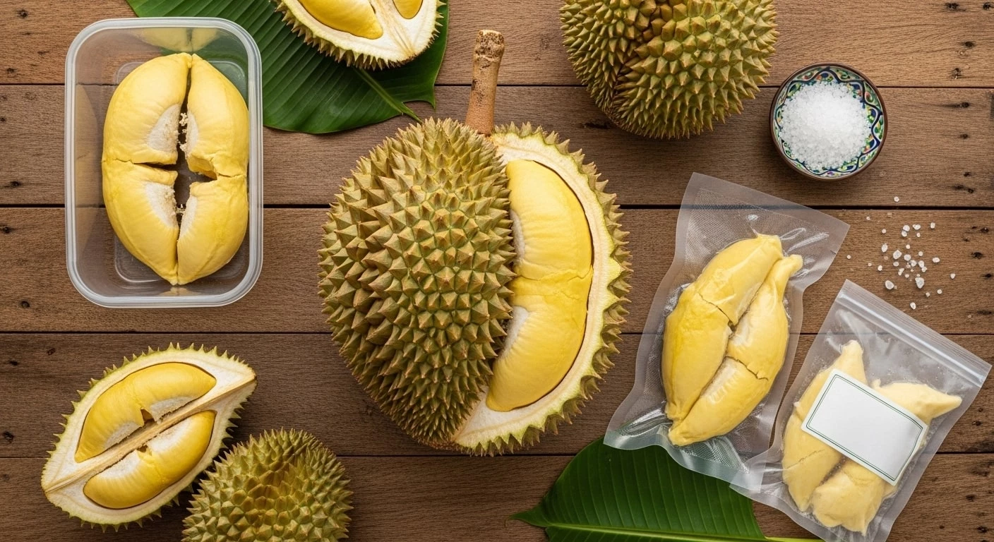 Bảo Quản Sầu Riêng Đúng Cách – Công Nghệ Cấp Đông & Mẹo Giữ Tươi Tại Nhà