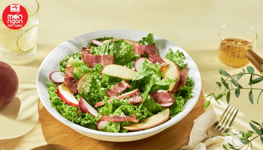 Salad Táo Ambrosia Sốt Chanh Dây – Món Ăn Thanh Mát, Bổ Dưỡng Cho Cả Nhà
