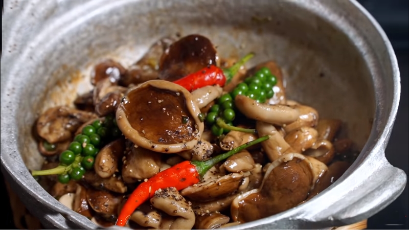 nấm tràm kho